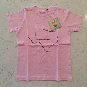 Kids Tee - "LG Texas Pink State Outline" -100% Cotton